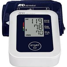 Health A&D Medical Essential Upper Arm Blood Pressure Monitor, Adult UA-651 White