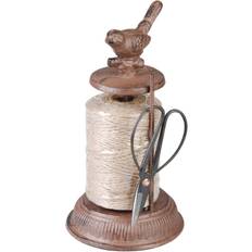 Fils et Fournitures de Couture Esschert Design Dévidoir Ficelle En Fonte Marron D 12,3 x H 23 cm