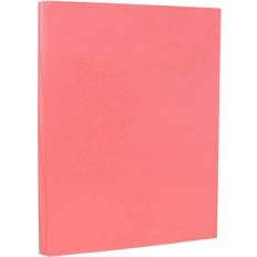 Red Silk & Crepe Papers Jam Paper Vellum Bristol 67lb Cardstock 8.5 x 11 Coverstock 147 GSM Cherry 50 Sheets/Pack