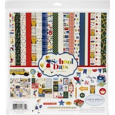 Red Crafts Carta bella collection kit 12"x12"-school days