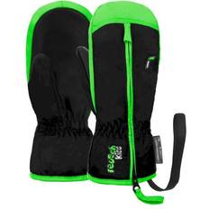 Fäustlinge reusch Kid's Ben Mitten - Black/Neon Green (14493-7716)