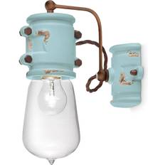 Turkoois Wandlampen Ferroluce Wandlamp C1523 Turquoise