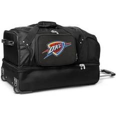 Mojo Oklahoma City Thunder Black 2-Wheel Drop Bottom Rolling Duffel Bag