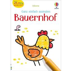 Usborne Kleine Kreativ-Werkstatt Ganz einfach ausmalen: Bauernhof