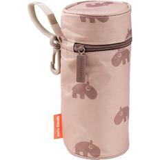 Done by Deer Flaskevarmer Done by Deer Kids Insulated Bottle Holder Ozzo Powder Pink