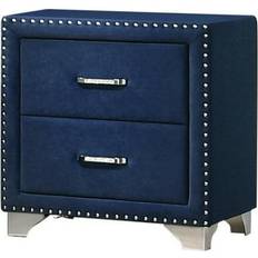 Blue Tables Coaster Melody 2-drawer Bedside Table