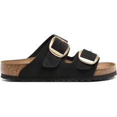 Chaussures Birkenstock Arizona Big Buckle Nubuck Leather - Black