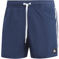 Adidas badeshorts adidas 3-Stripes CLX Very Short Length Swim Shorts - Team Navy Blue/White