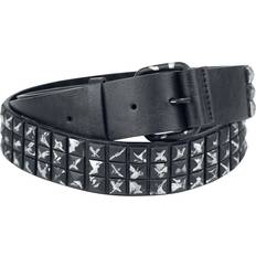 Unisexo Cinturones Rock Rebel Studded Belt - Black