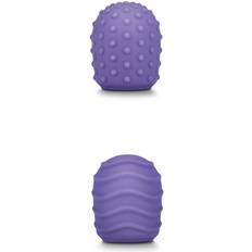 Purple Sex Toy Accessories Sex Toys Le Wand Petite Silicone Texture Covers 2-pack