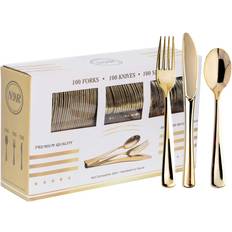 Disposable Cutlery Silverware 300pcs