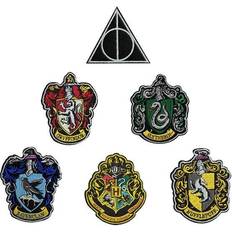 Film & TV Tilbehør Cinereplicas Harry Potter Patches 6-Pack House Crests