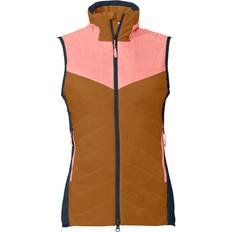 Braun - Skifahren Westen Vaude Sesvenna Insulating Vest Jacket Women’s - Silt Brown