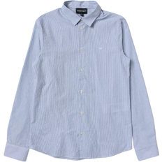 Skjortekrave T-shirts Børnetøj Emporio Armani Kid's Shirt - Gnawed Blue