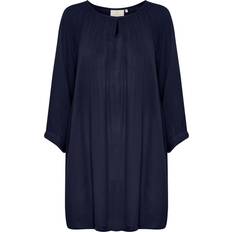 Amber 3/4 Sleeve Tunic - Marineblau
