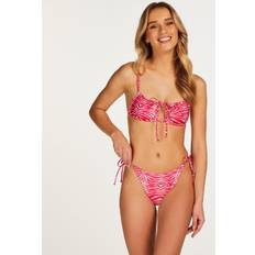 Dame - Rosa Bikinier Hunkemöller Chile High Leg Bikini Bottom Pink