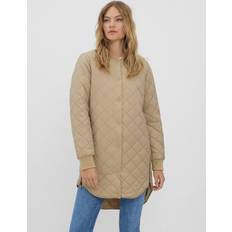 Quiltad jacka vero moda Vero Moda Quiltad Jacka Travertine