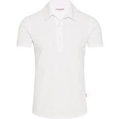 Mens White Sebastian Short-sleeved Cotton-piqué Polo Shirt