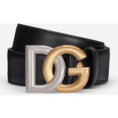 Oro Cinture Dolce & Gabbana Logo Leather Belt