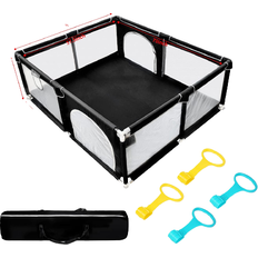 Black Playpen Dearlomum Baby Playpen71x59"