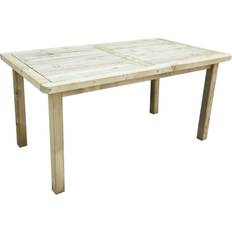 Rectangular Outdoor Dining Tables Forest Garden Rosedene