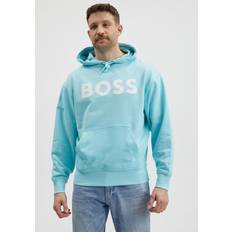 Gensere HUGO BOSS Lys Blå Printet Hettegenser - Blue