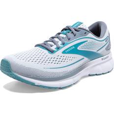 Turquoise Running Shoes Brooks Trace Womens White/Grey/Porcelain