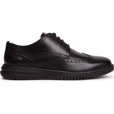 Cole Haan Oxford Cole Haan Men's Grand Wingtip Oxford, Black Leather/Black