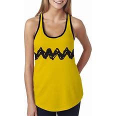 Yellow Tank Tops Charlie Brown Tank Top for Women Yellow/Black