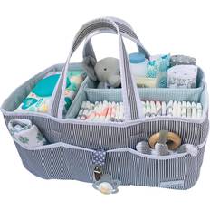 Gray Organizer Lily Miles Baby Diaper Caddy