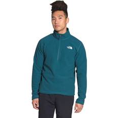 Accessories The North Face Men's Textured Cap Rock 1/4 Zip Mallard Blue