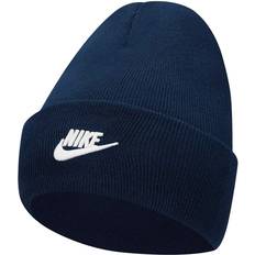 Cotton - Women Beanies Nike Sportswear Utility Beanie - Midnight Navy/White