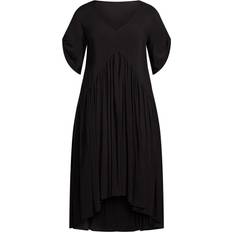 6XL - Women Dresses Avenue Val Dress Plus Size - Black