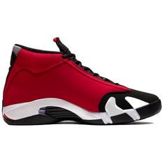 Nike Suede Trainers Nike Air Jordan 14 Retro M - Black/White/Off White/Gym Red