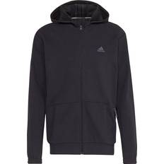adidas Aeroready Yoga Full-Zip Hoodie - Black/Grey Six