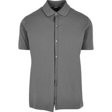 Urban Classics Knitted Shirt - Dark Shadow