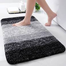 Vinyl Bath Mats Arotive Shaggy Blue, Gray, Brown, Black 16x24"