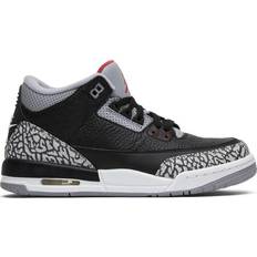 Cotton Children's Shoes Nike Air Jordan 3 Retro OG GS - Black/Cement Grey/White/Fire Red