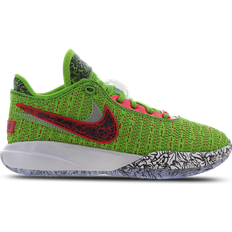 Nike LeBron XX GS Stocking Stuffer - Green Apple/University Red/Bright Crimson/Reflect Silver/Blue Chill