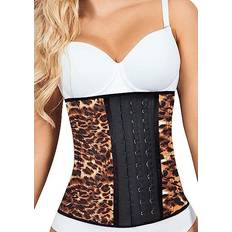 Leopard - Women Shapewear & Under Garments Lady Slim Fajas Colombianas Reductoras Body Shaper - Brown