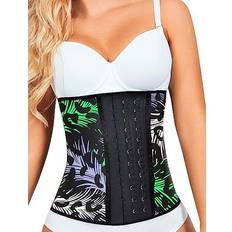 Multicolored Corsets Lady Slim Fajas Colombianas Reductoras Body Shaper - Green