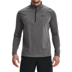 Golf - Men Tops Under Armour Men's UA Tech ½ Zip Long Sleeve Top - Carbon Heather/Black