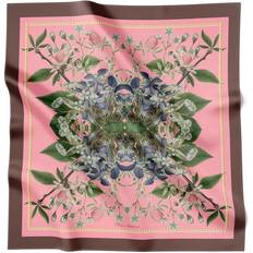 Flora Danica Denmark Pink Flower sidenscarf