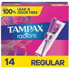 Tampax Radiant Regular Fragrance Free 14-pack