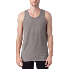 3XL - Unisex Tank Tops Hanes Originals Garment Dyed Tank Top Unisex - Concrete Grey