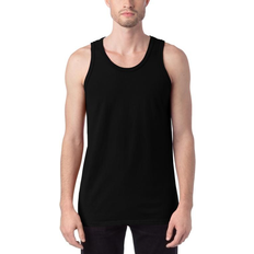 3XL Tank Tops Hanes Originals Garment Dyed Tank Top Unisex - Black