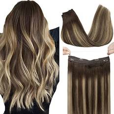 Goo Goo Halo Hair Extensions 14 inch Chocolate Brown to Honey Blonde