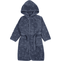 Knapper Morgenkåber Børnetøj Müsli Bathrobe with Hood - Indigo (1569007300-019392901)