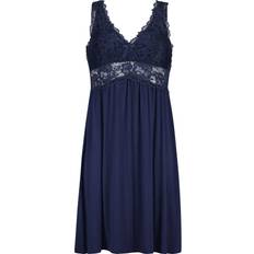 Bleu - Femme Nuisettes Hunkemöller Nora Lace Slip Dress - Blue