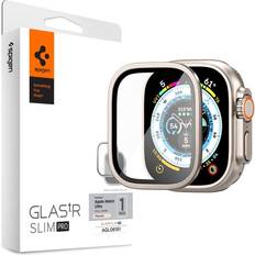 Näytönsuojat Spigen Apple Watch Ultra 49mm Screen Protector Glas.tR Slim Pro Titanium